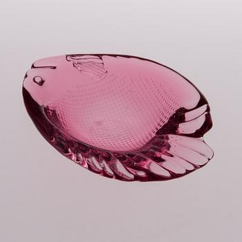 TAPIO WIRKKALA, ASHTRAY. "Fish" model 3315=5010. Sign. Tapio Wirkkala Iittala. 1949.