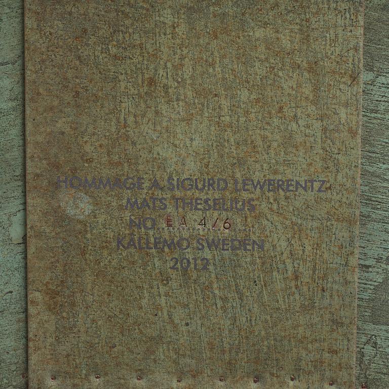 Mats Theselius, fåtölj "Hommage à Sigurd Lewerentz", ed. EA 4/6, Källemo, Värnamo efter 2012.