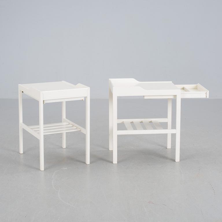 SÄNGBORD, 1 par, Bertil Fridhagen, Bodafors.