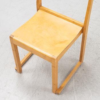 Sven Markelius, a set of seven chairs, mid 20th Century.