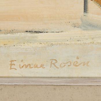 EINAR ROSÉN, oil on panel, signed.