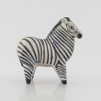 Lisa Larson, figurin, stengods, "Zebra", ur serien "Stora Zoo", Gustavsberg.