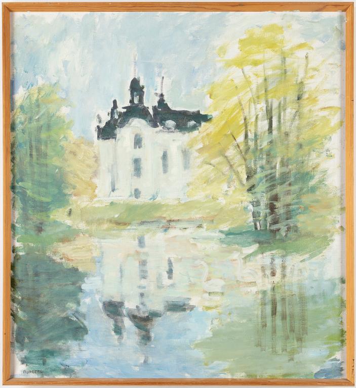 Gustav Rudberg, olja på duk, signerad.