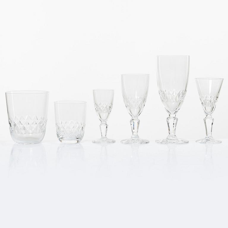 A 67 pieces glass service, "Cecil", Kosta.