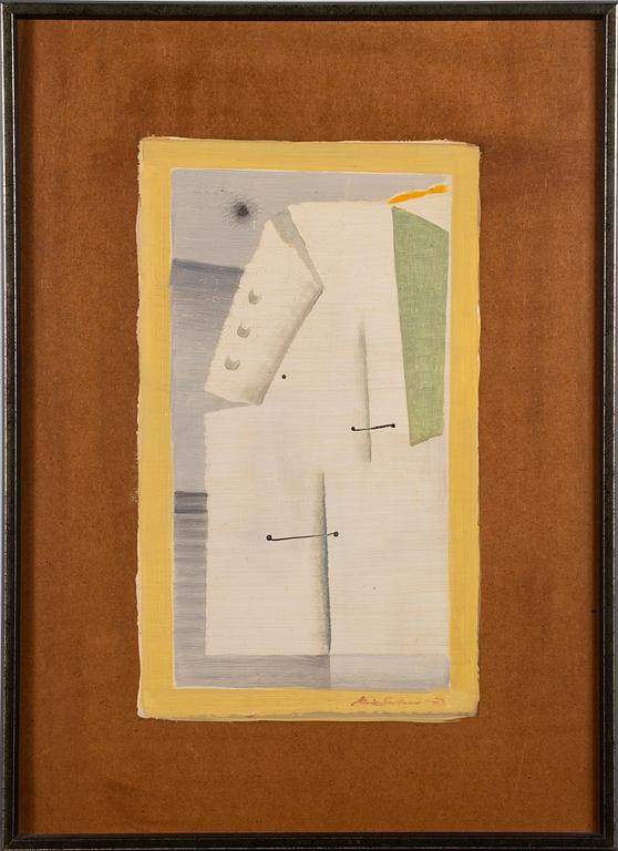 MAX SALMI, olja på masonit, signed and dated -73.