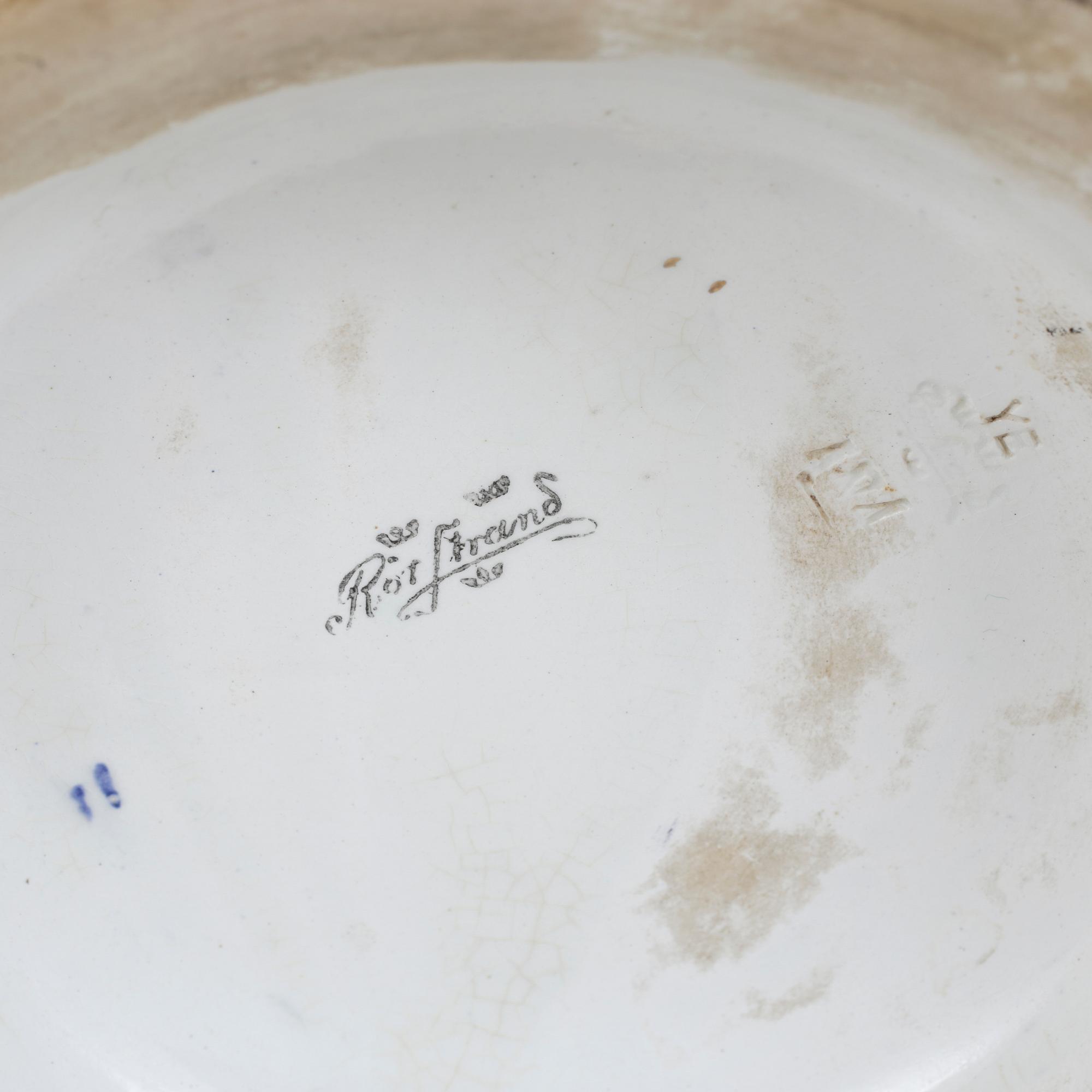 YTTERFODER, majolika, Rörstrand, omkr år 1900.