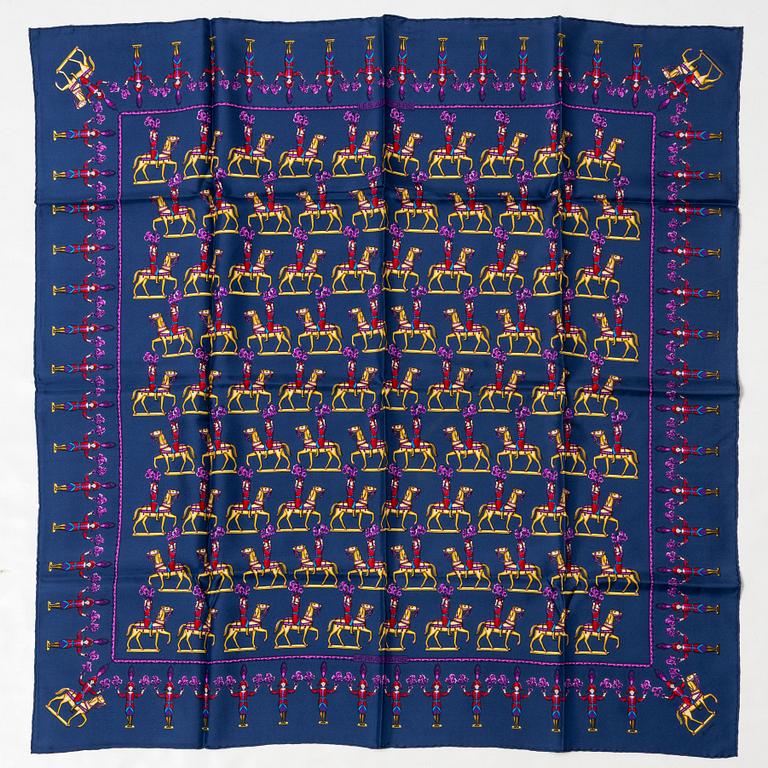 Hermès, scarf, "Les Artificiers".
