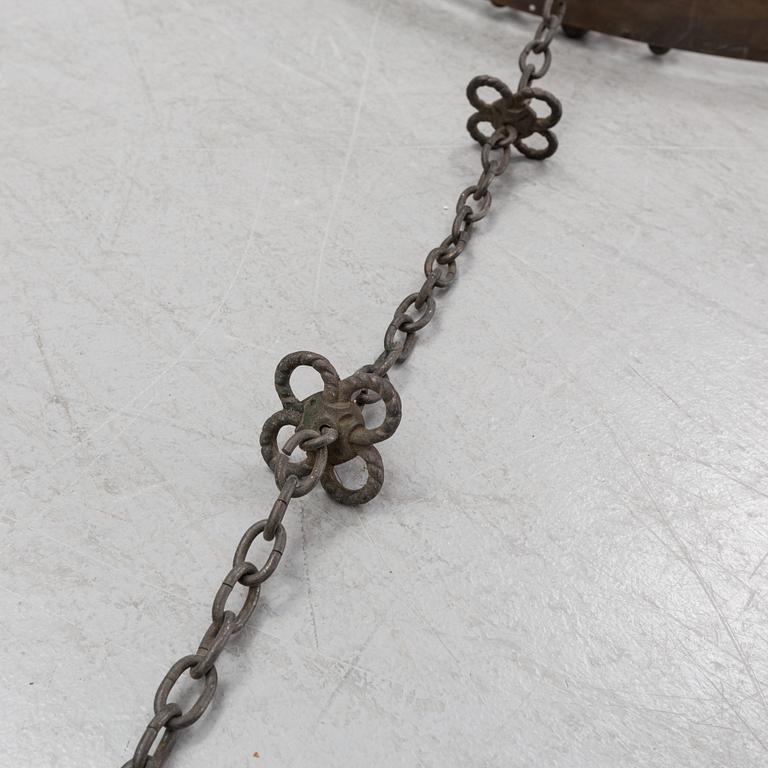 Hanging lamp, probably 1920's.