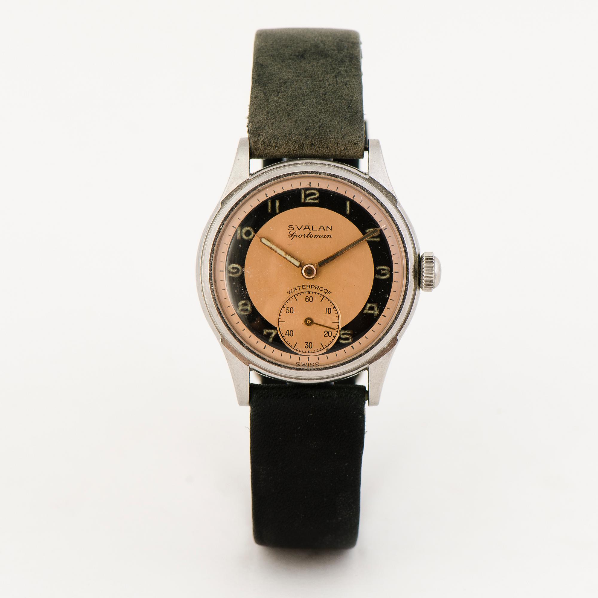 KLOCKOR, 3 st, Atlantic, Svalan och Lejon, 34-36 mm.