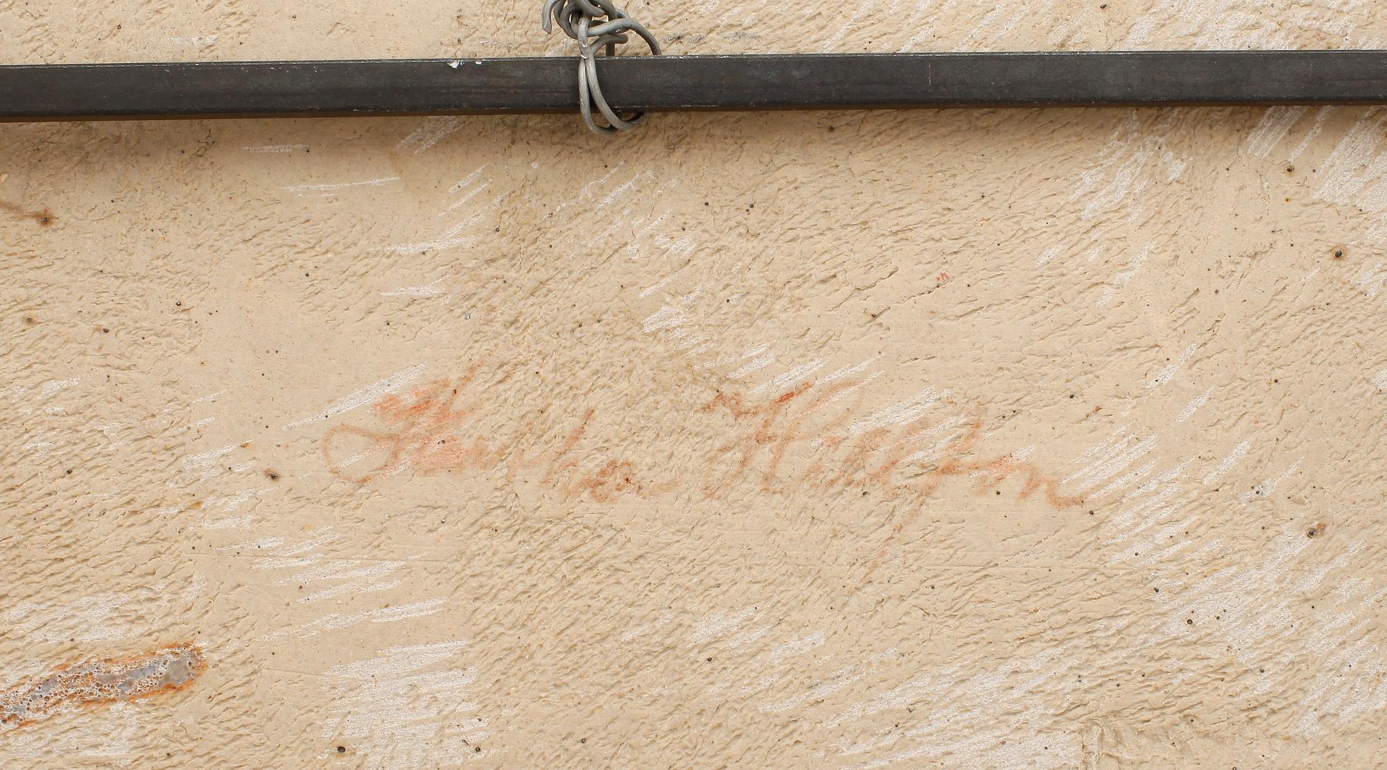 HERTHA HILLFON, skulptur, keramik, signerad a tergo.