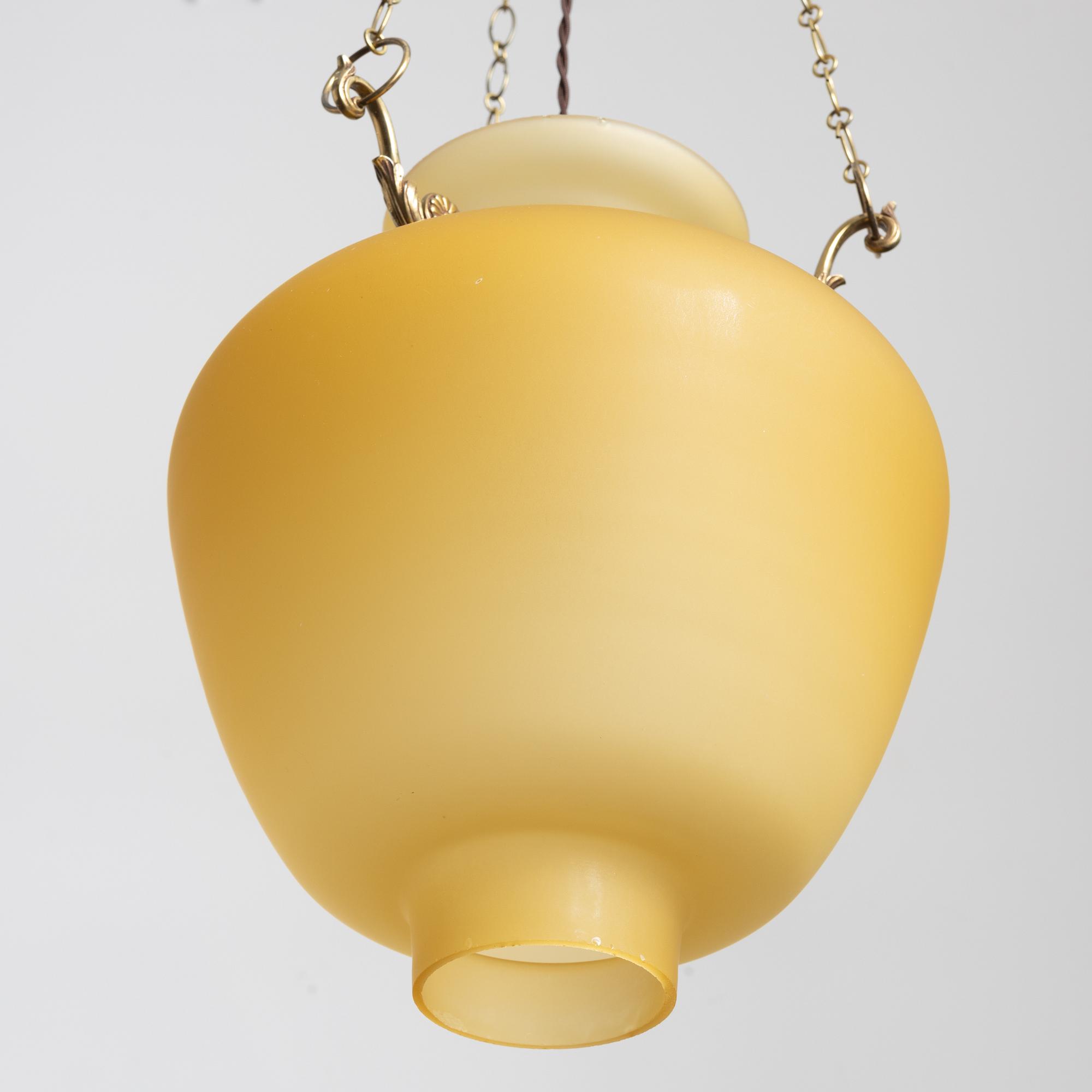 Bertil Brisborg, a ceiling lamp model "31914", Nordiska Kompaniet, 1940s-50s.