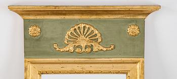 A mirror by Johan Engström, Hudiksvall, early 19th Century.