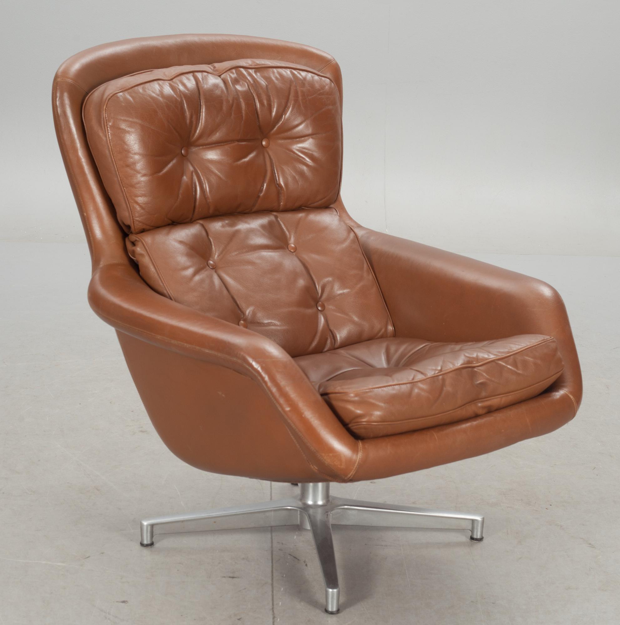 FÅTÖLJ, "Form 7", Alf Svensson, Dux, 1900-talets andra hälft.