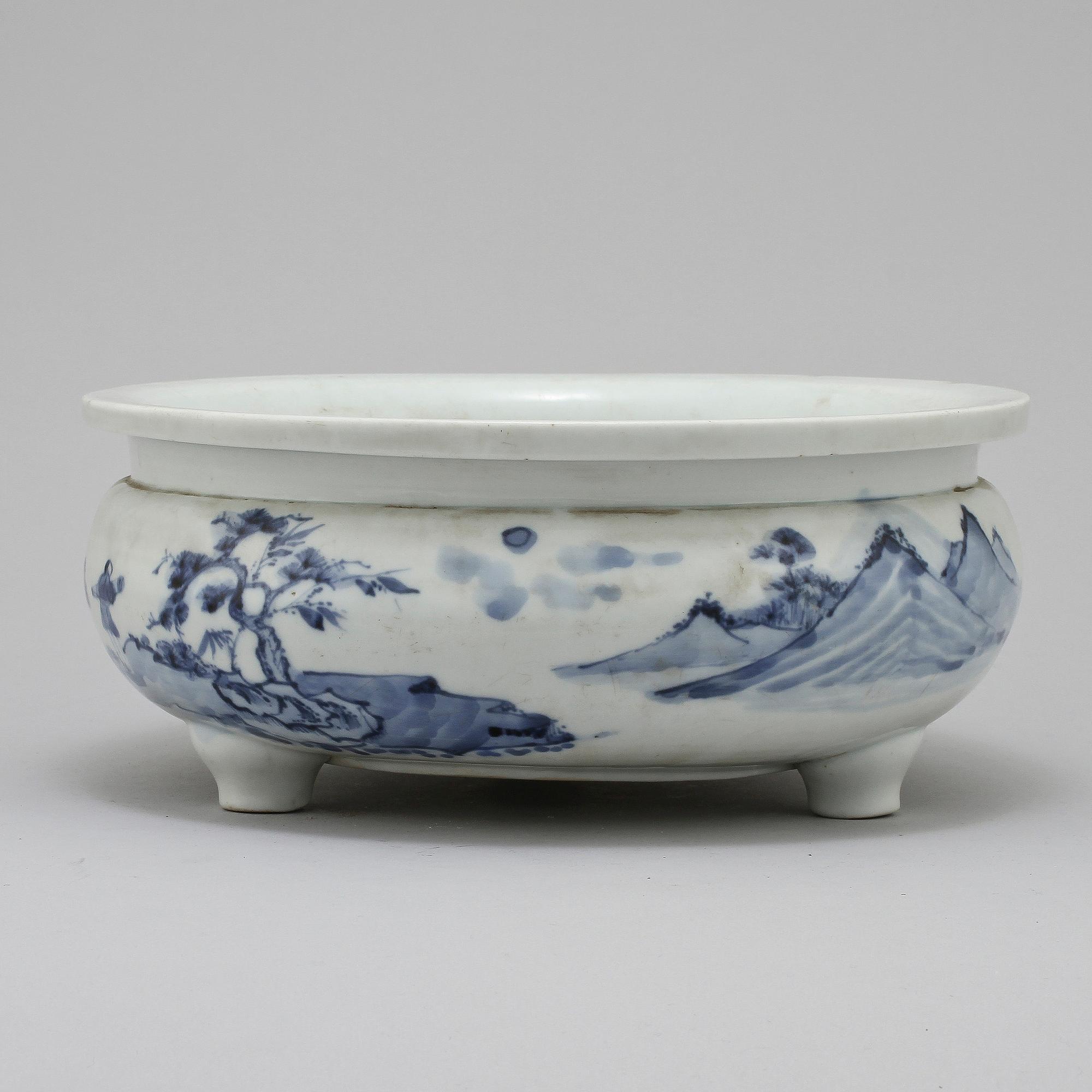 RÖKELSEKAR, porslin, Kina, Qing dynastin.