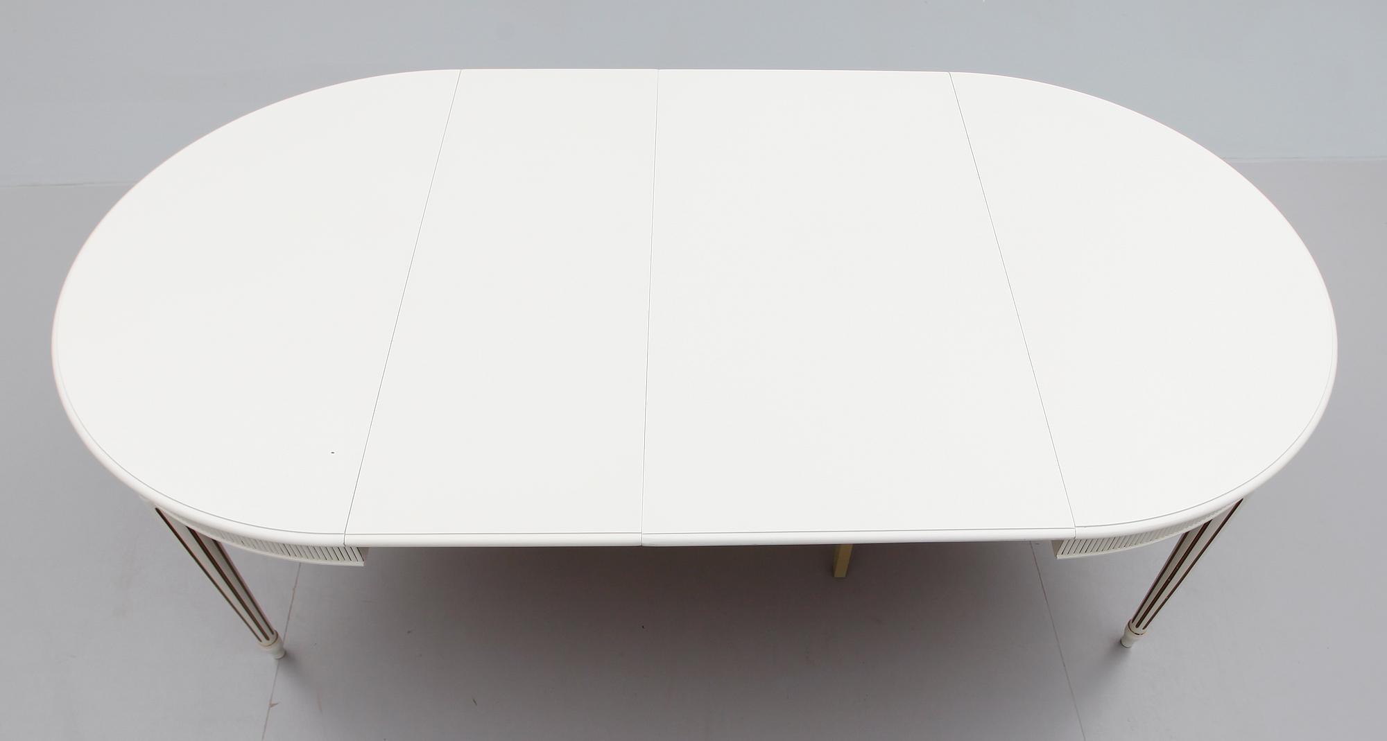 MATGRUPP, 7 delar, gustaviansk stil, 1900-talets andra hälft.