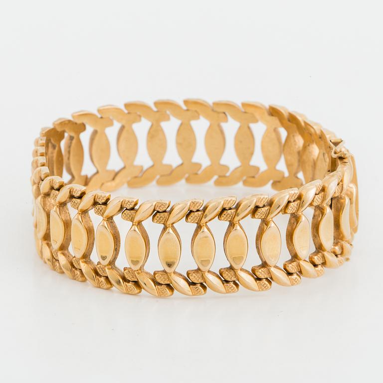 ARMBAND, 18K guld.