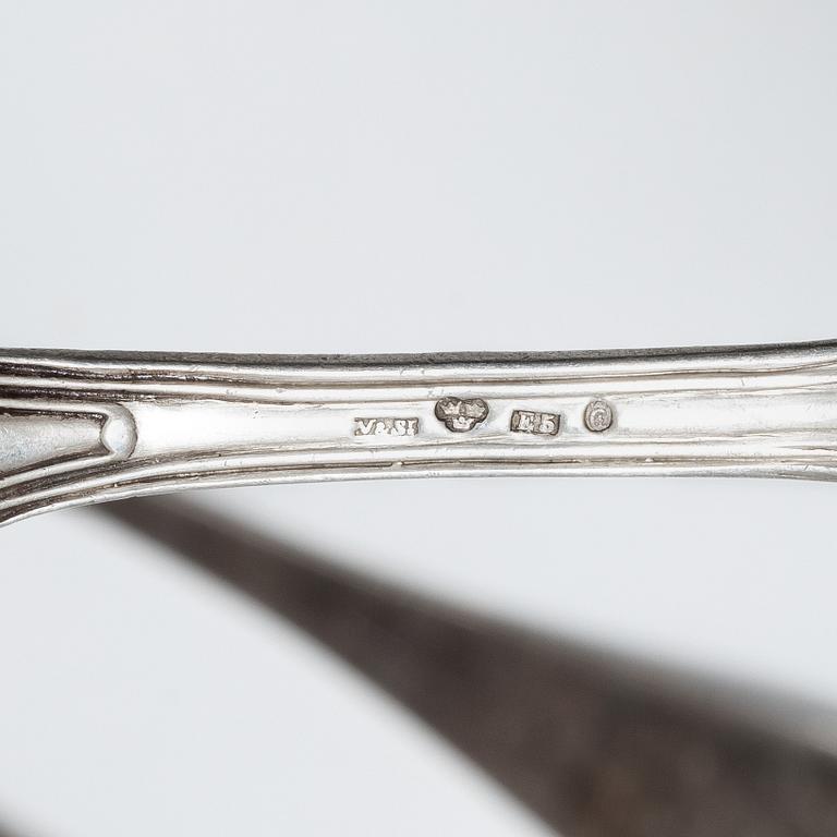 Spoons, 22 pcs, silver, Denmark, Norway, Sweden, 18th-20th century.