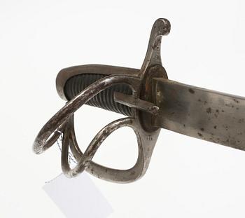 SABEL, Sverige, för livgardet till häst och Smålands husarregemente, m/1825.