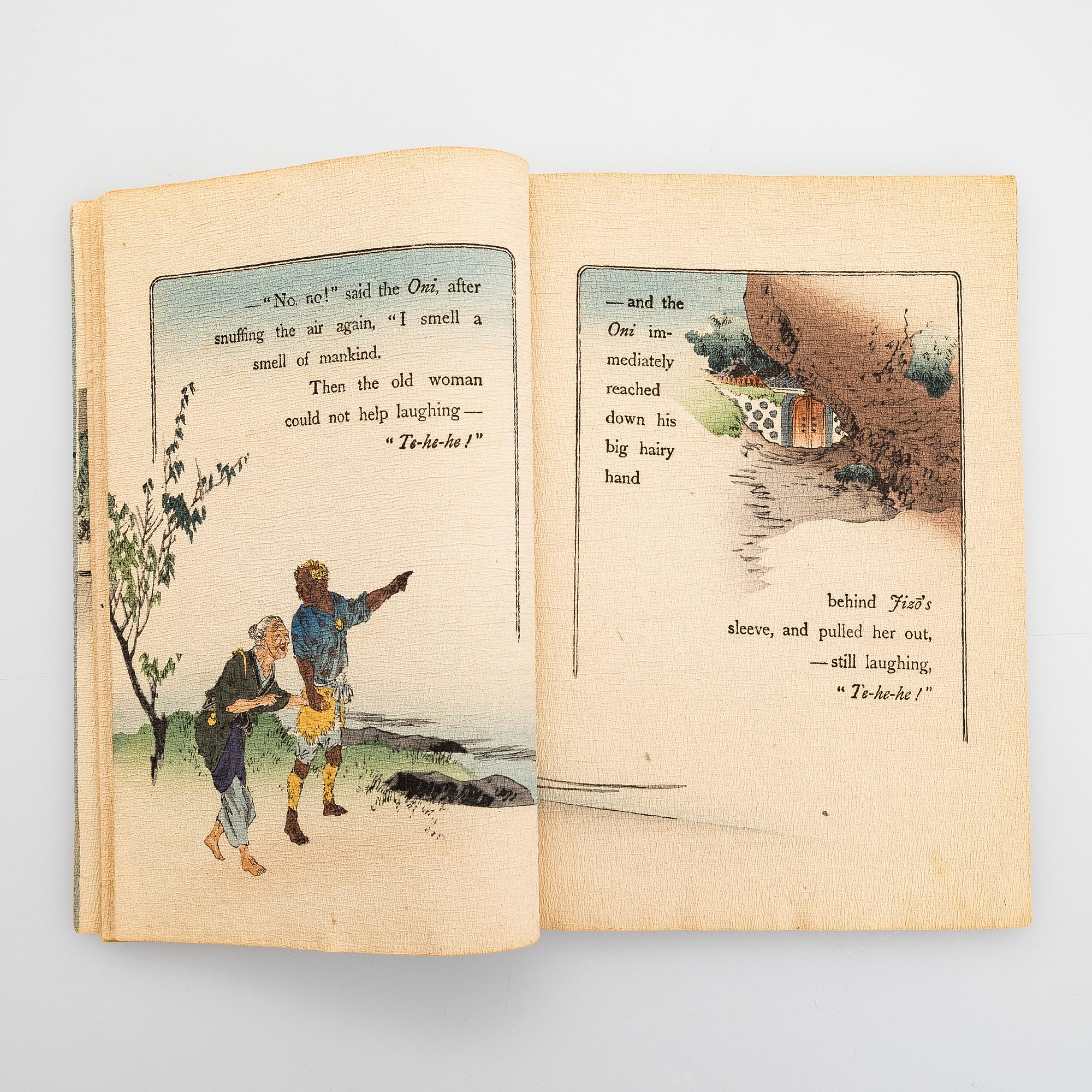 A set of five books of Japanese fairy tales. Rendered in to English By Lafcadio Hearn. T Hasegawa Publisher,