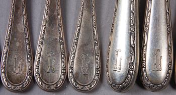 SMÖRGÅSBESTICK, 23 delar, silver, Fried. Ander & Eisner, Tyskland.