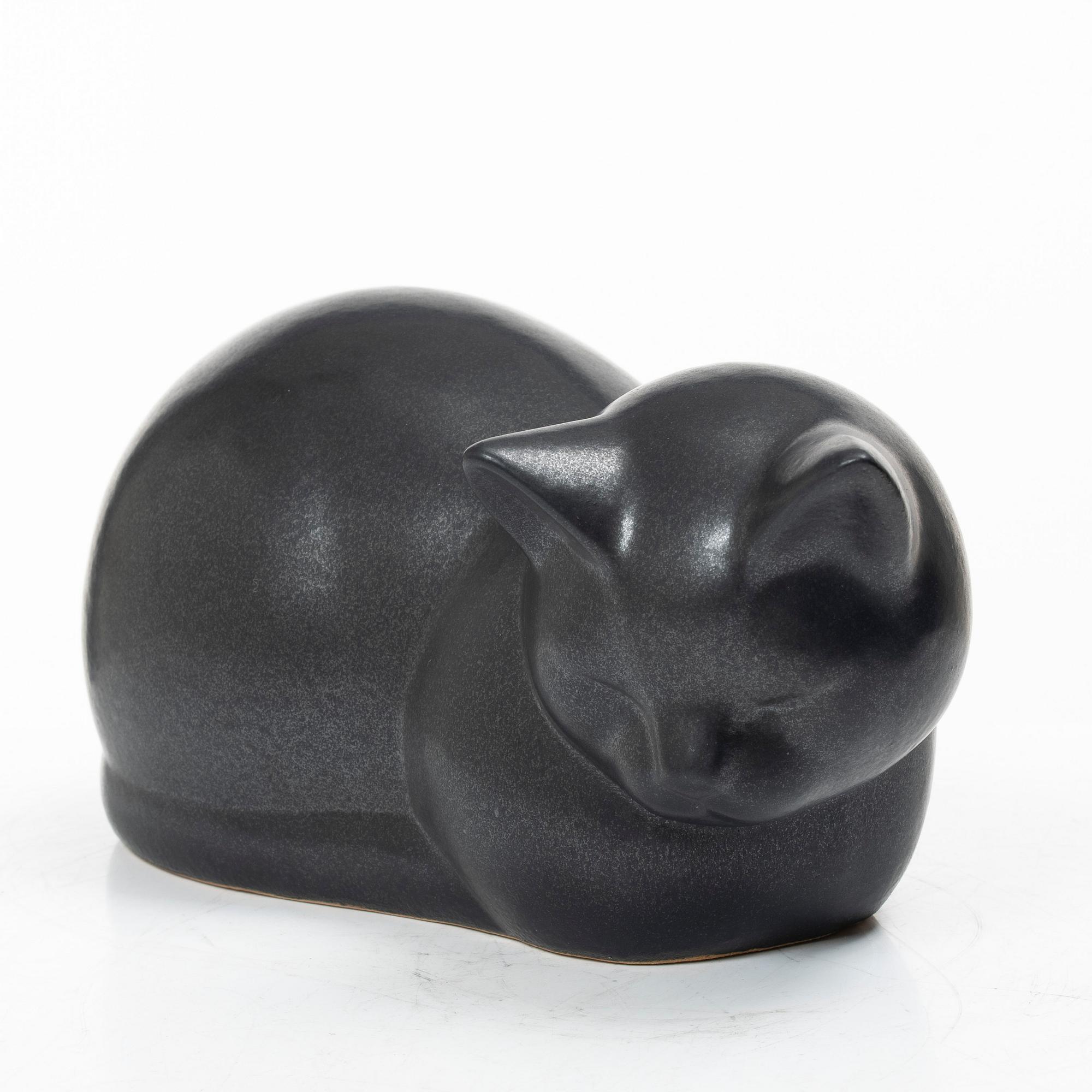 Lisa Larson, a 'Moses' cat figurine, K-Studion, Gustavsberg, Sweden.