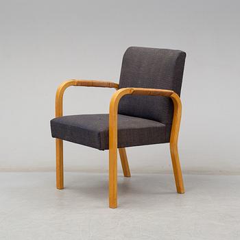 A no 45 arm chair by Alvar Aalto, Artek, Finland, designed in 1948.