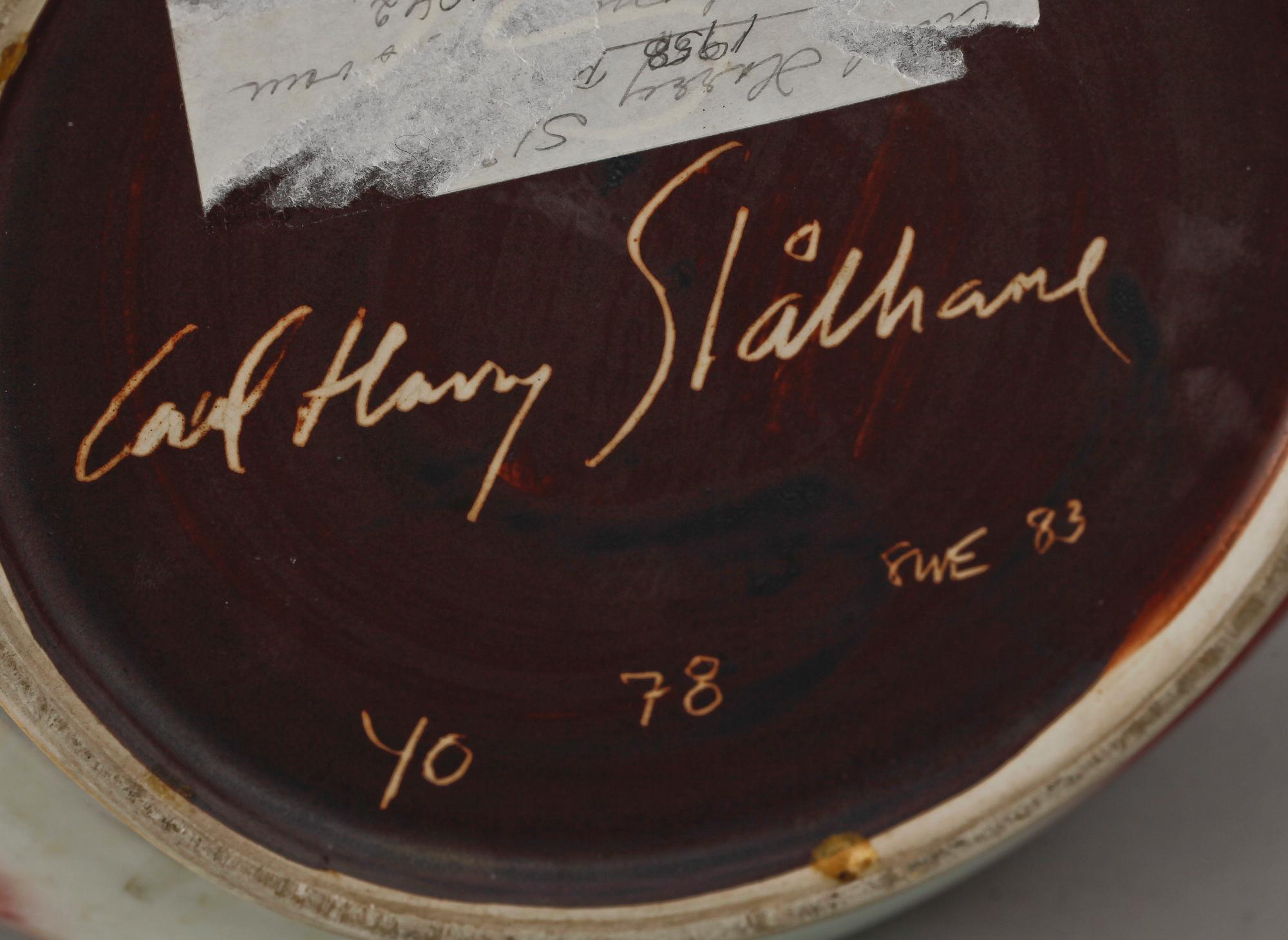 YTTERFODER, stengods, Carl-Harry Stålhane, Designhuset/Stålhanegruppen AB. Sign.