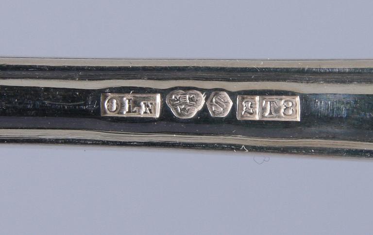 BESTICKSERVIS, 36 delar, silver.
