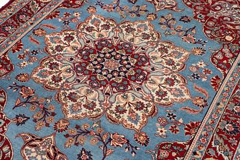 Rug, Meshed, Old, approx. 270 x 202 cm.