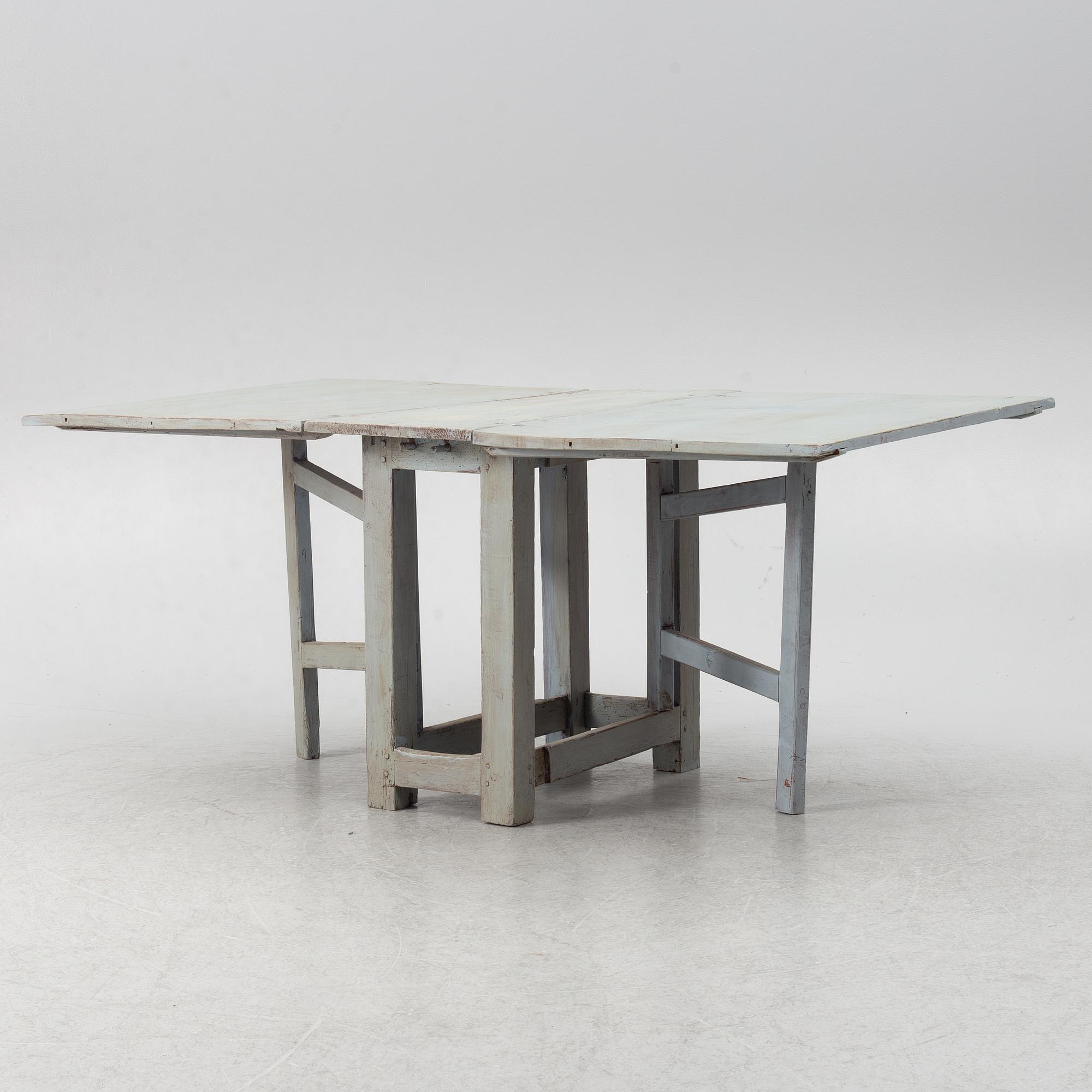 Gate leg, table, 19th century.