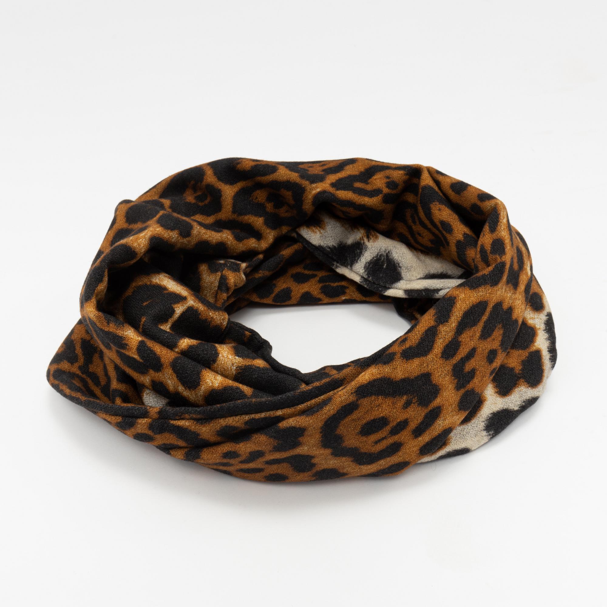Yves Saint Laurent, a cashmere and wool mix snood.