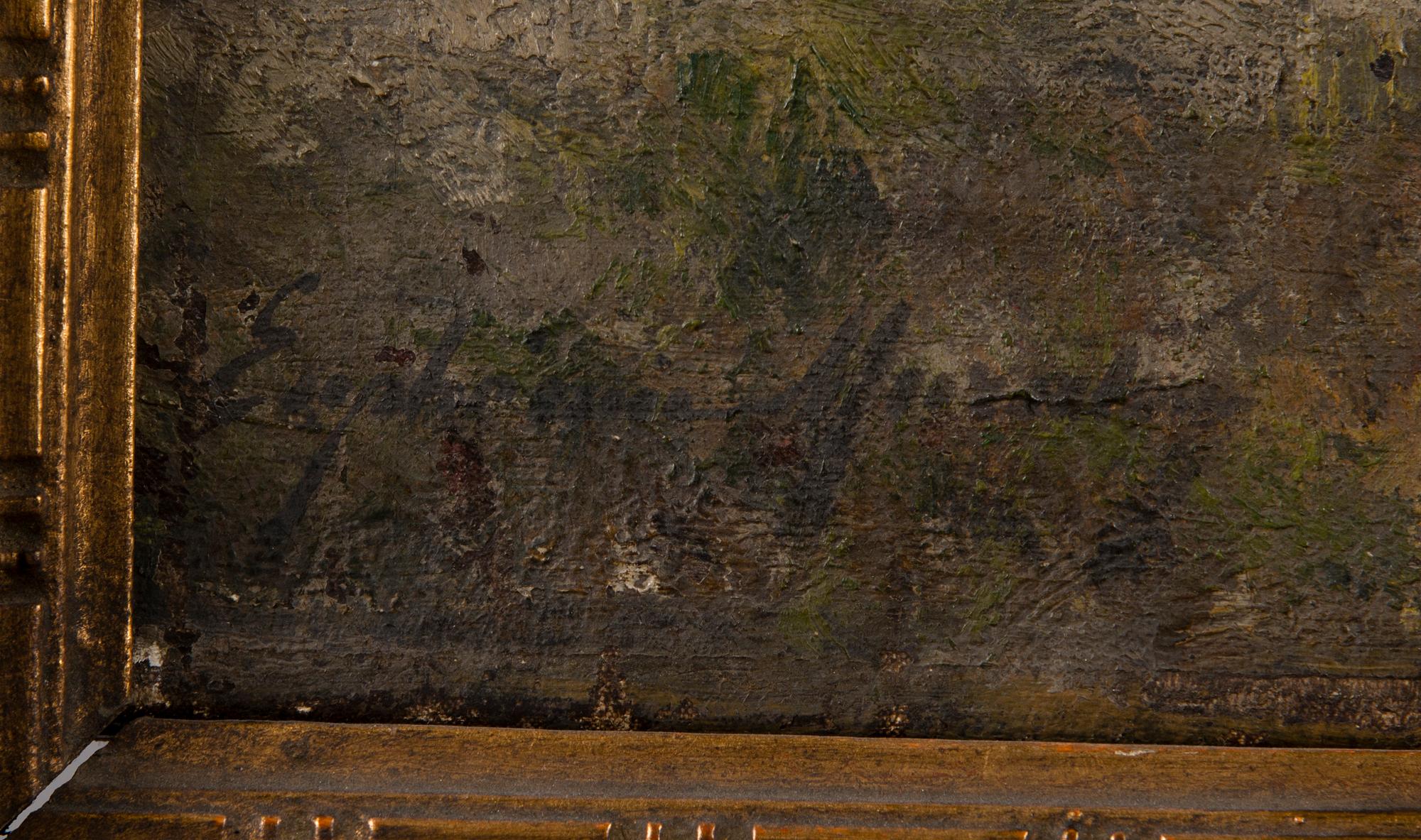 EUPHÉMIE MURATON, oil on canvas, signed.