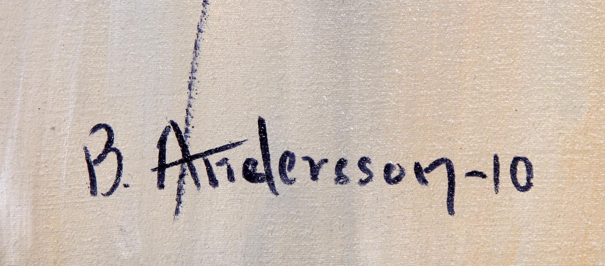 BERTIL ANDERSSON, olja på duk, sign o dat -10.