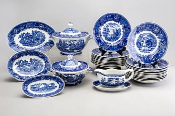 Reinhard Richter, servis, 58  delar, "Masema", Arabia flintgods Finland 1941-64.