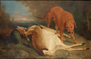 4. Charles Hancock, Dog and deer.
