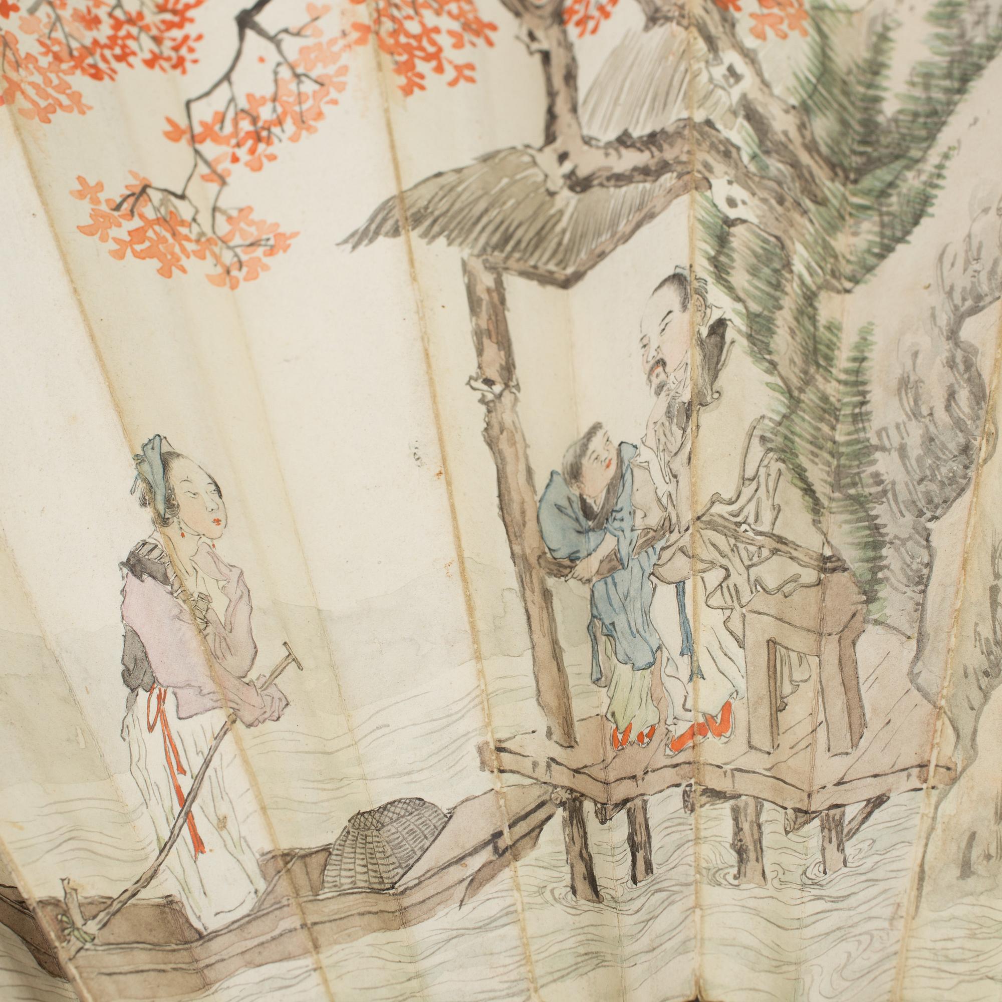 MÅLNING, av Xue Yuelou. Signerad och daterad 1929.