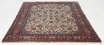 Matta, semiantik Najafabad, Isfahan området, ca 208 x 138 cm.