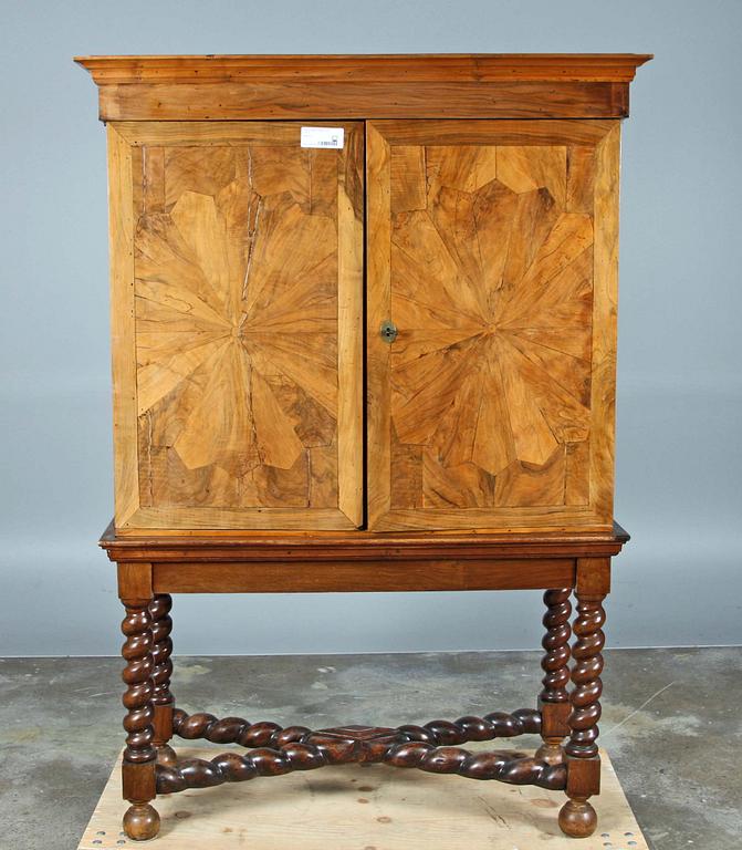 KABINETTSKÅP, barock, 1700-tal.