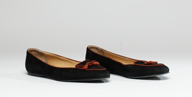 HERMÈS, ett par lågskor.