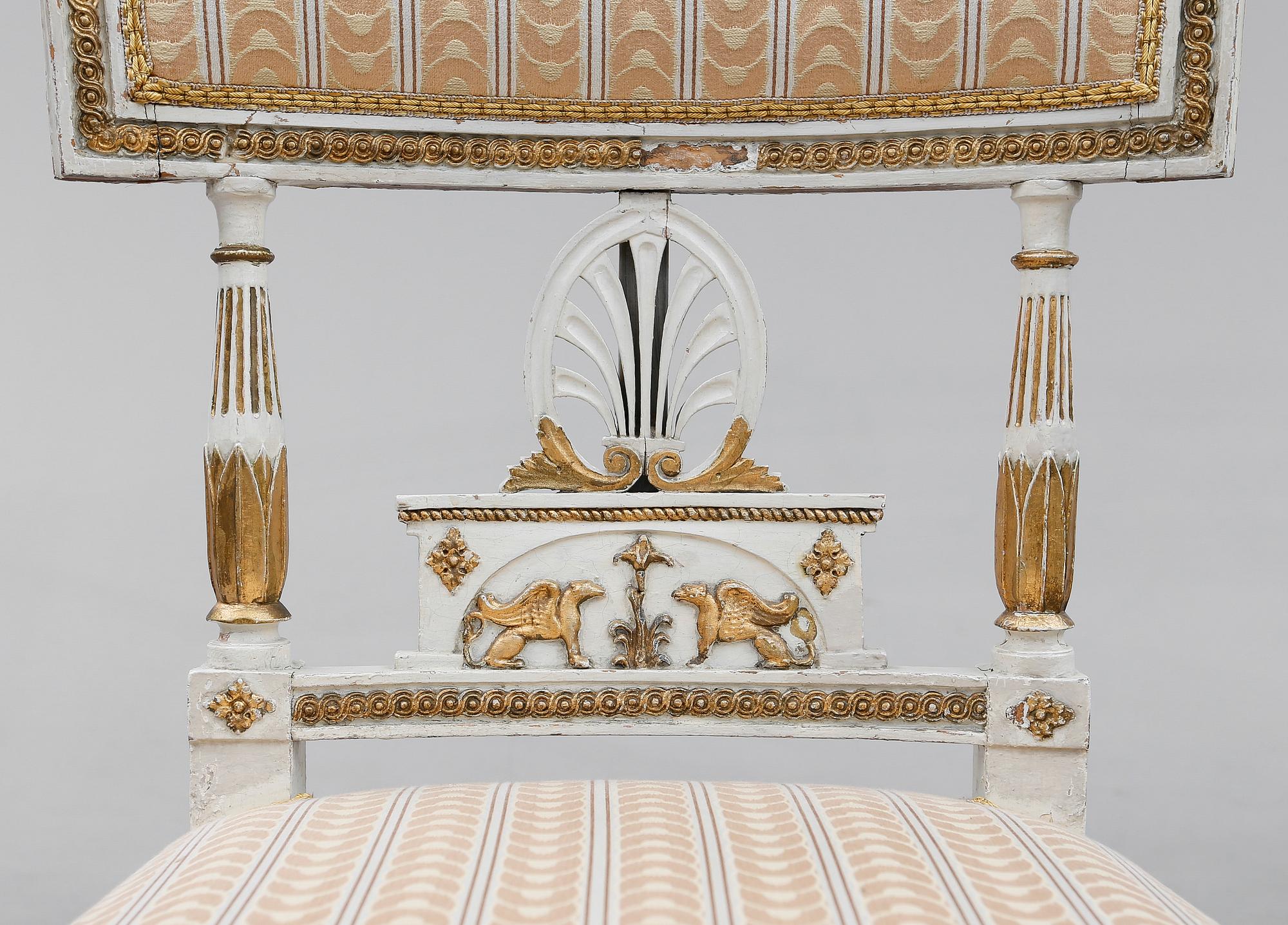 STOLAR, 6 st, empire, 1800-talets början.