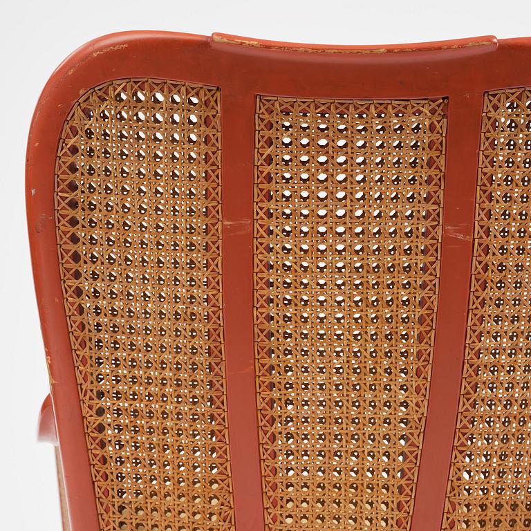 Carl Malmsten, a pair of Swedish Grace armchairs, cabinetmaker Albin Johansson, Stockholm, for Villa Kvikkjokk, 1927-28.