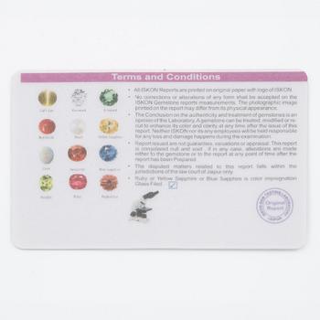 Ring 18K vitguld med ametist och briljantslipade diamanter.