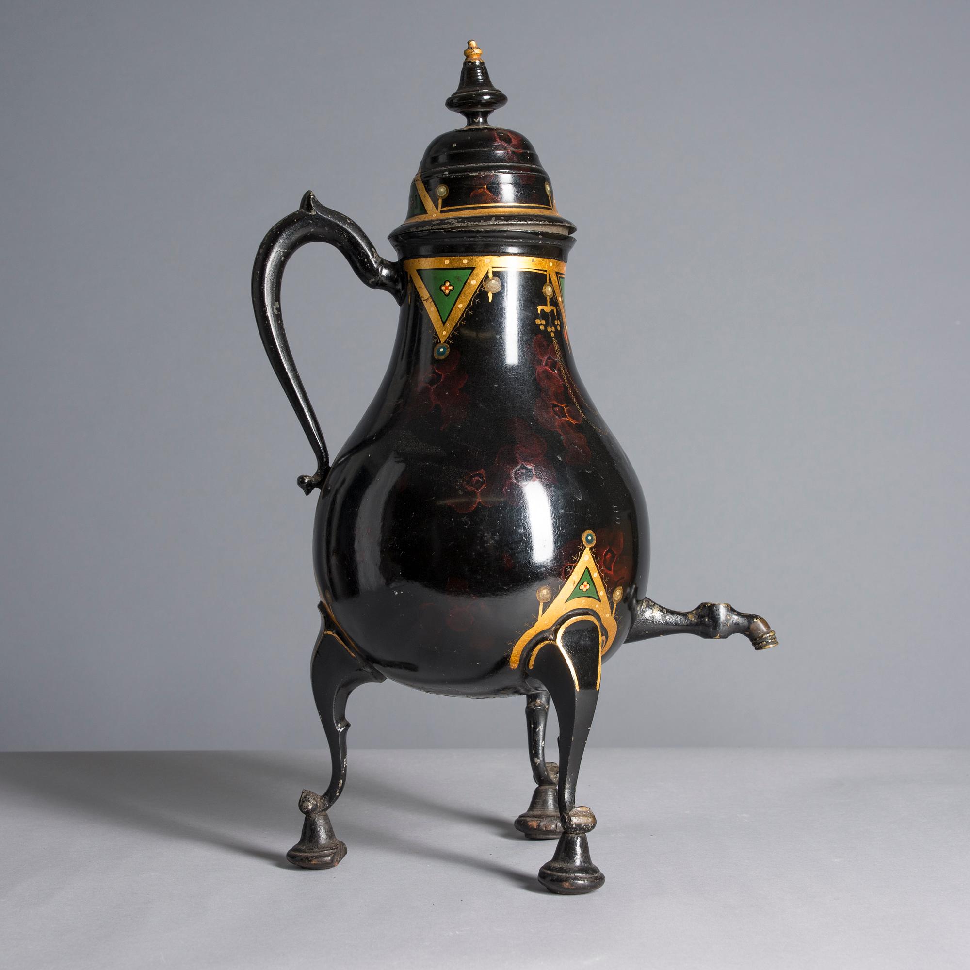 SAMOVAR, tenn, empir, 1800-talets början.