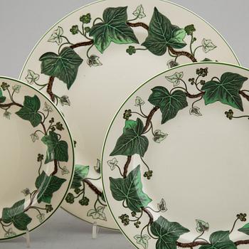 A part Wedgwood dinner service, 'Napoleon Ivy'. (55 pieces).