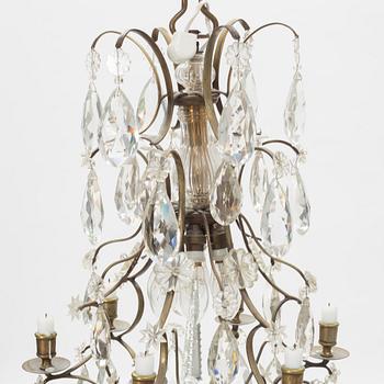 A Baroque style chandelier, first half of the 20th Century.