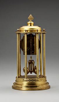 BORDSPENDYL, mässing, glas, Tyskland, 1900-talets mitt-andra hälft.