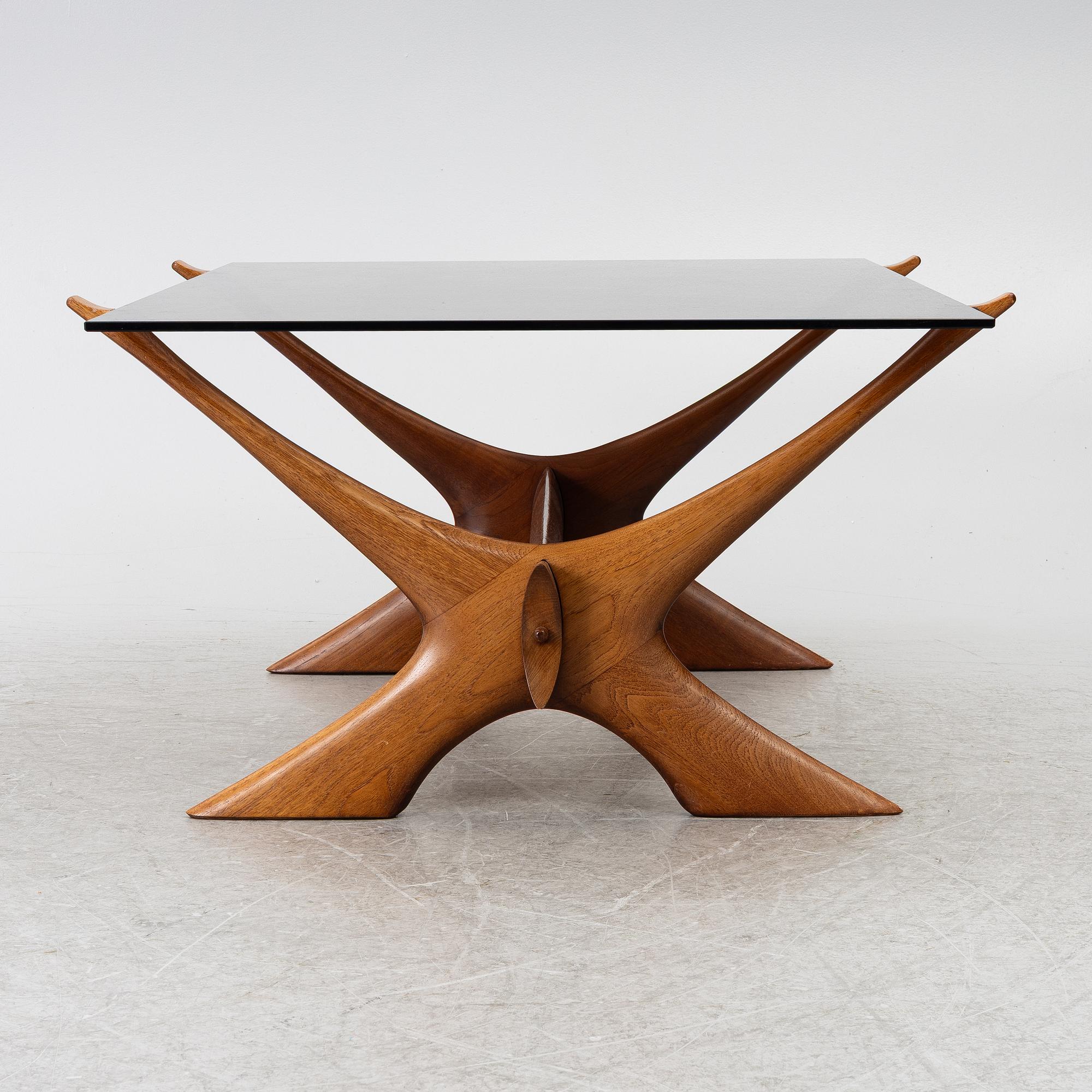 Fredrik Schriever-Abeln, coffee table, "No. 9", Örebro Glassworks, 1960s.