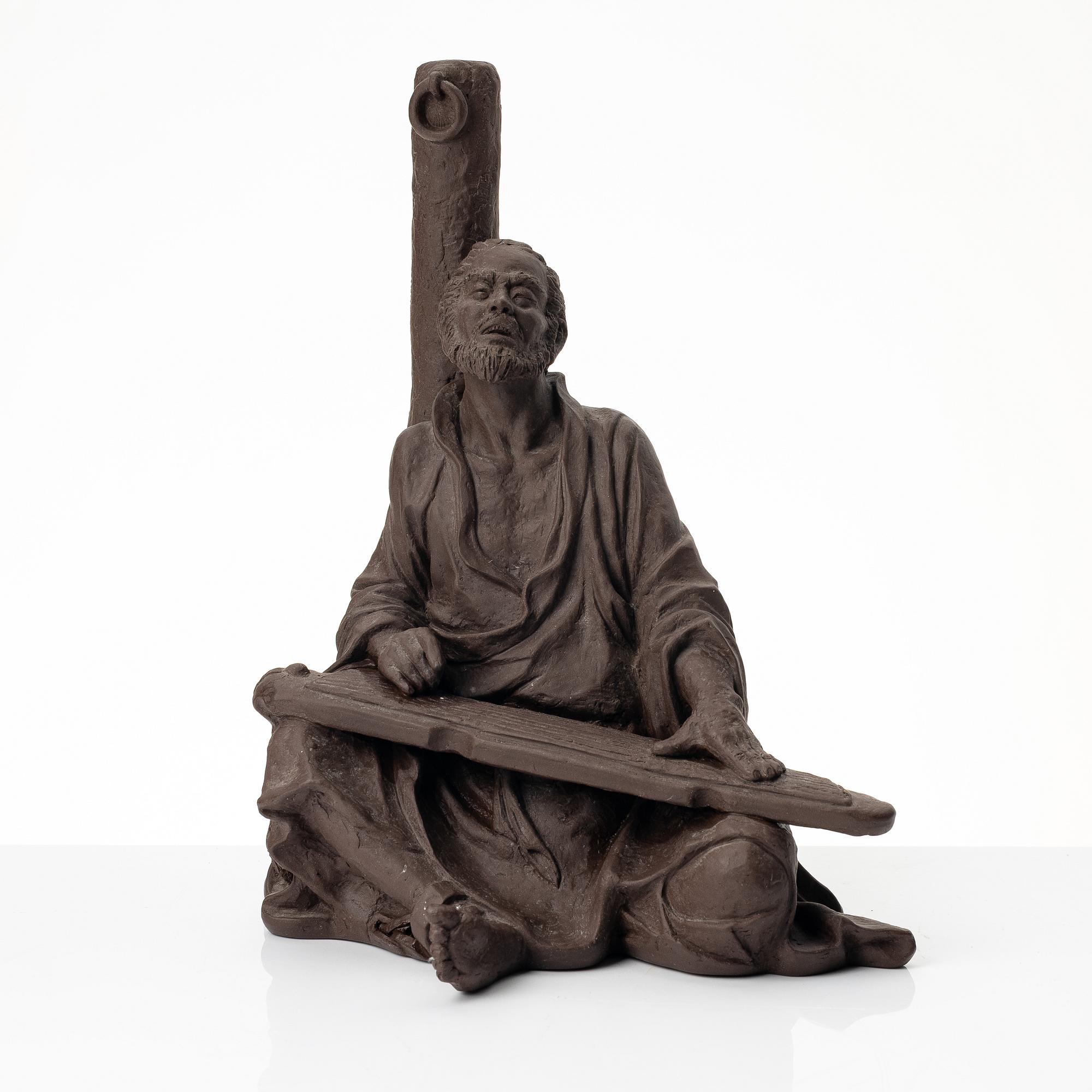 Liu Wenjing, Figurine, Yixing ware. China, 20th century.