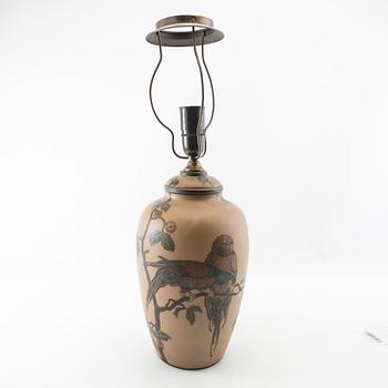 Lauritz Hjorth Bordslampa Bornholm 1900-talets mitt.