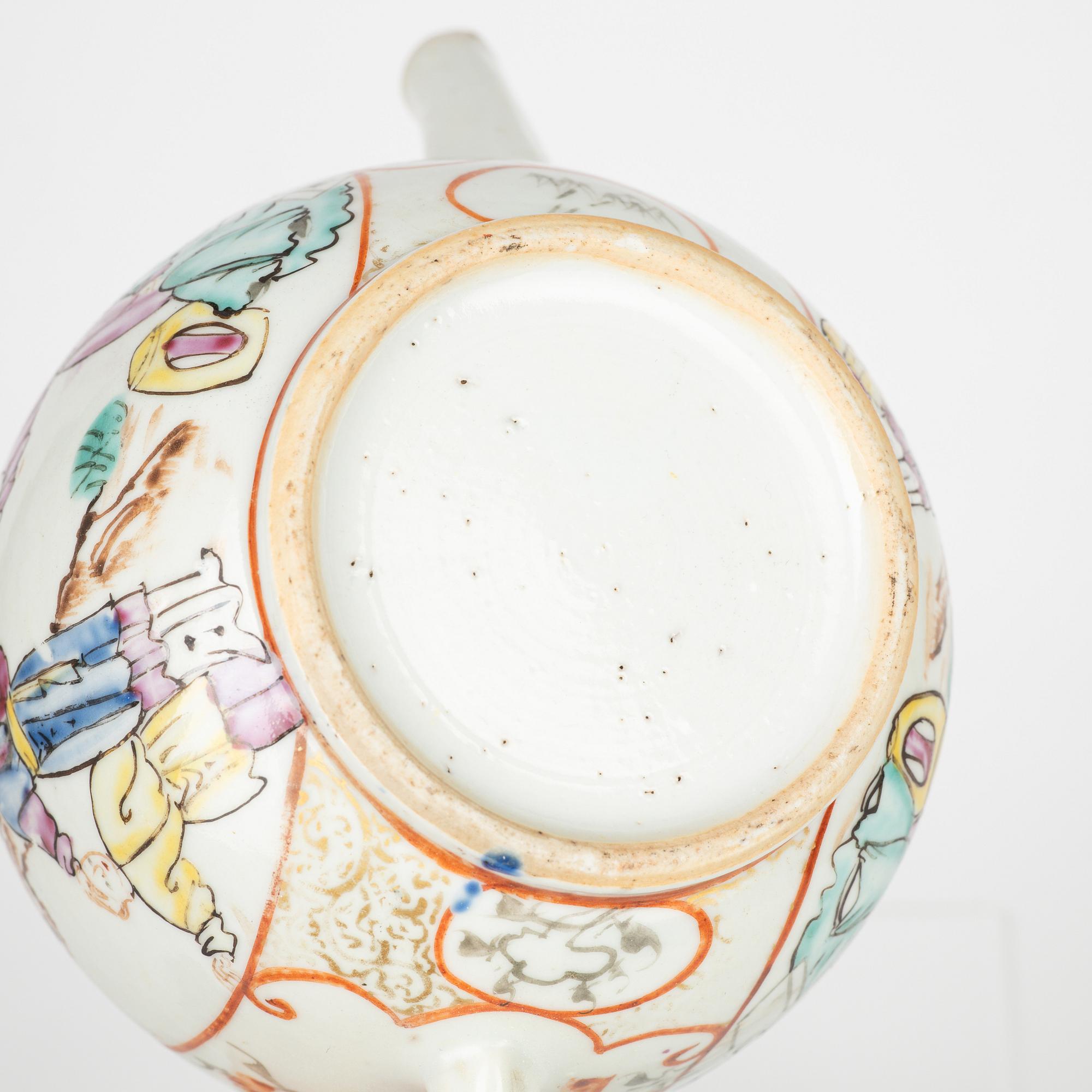 Servisdelar, porslin, Kina, 1700-1800-tal.